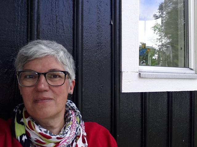 Christa Schrammel heute, als Granny -AuPair in Göteborg